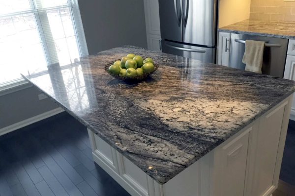 DTK-Stone-Works-London-Fog-3cm-granite-Marcia-Paul-Glenview-IL-kitchen-isle-countertop