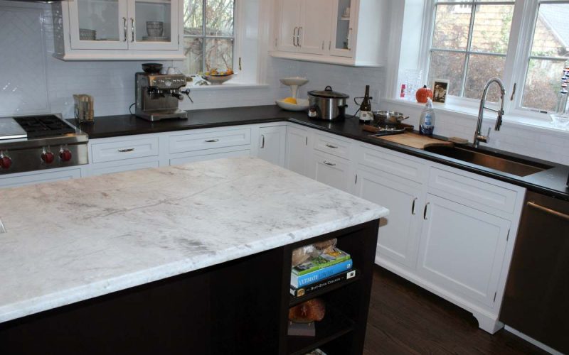 Transitional Kitchen Remodel by DTK Stone Works project photo