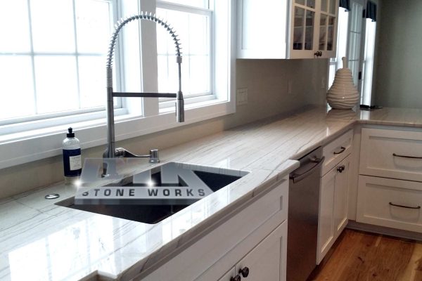Oscuro mist Crema Marfil White Macauba DTKStoneWorks Granite kitchen countertops Chicago